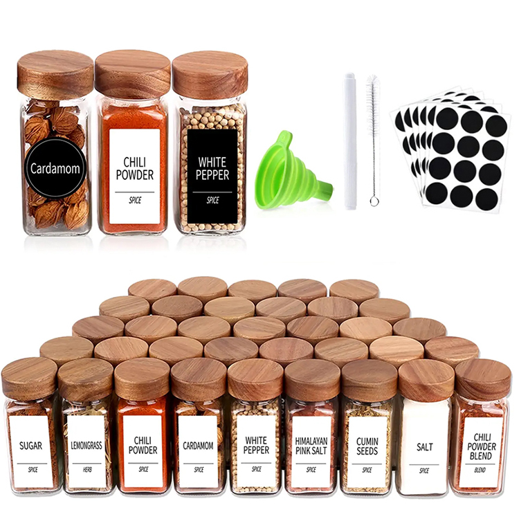 24 pcs set(wooden lid)