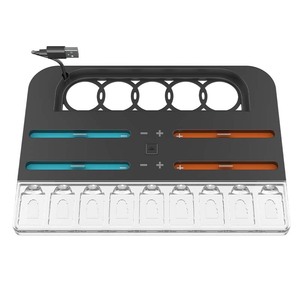 Giao Diện Điều Khiển Lưu Trữ Chủ Sạc Dock Trạm HBS-2804 Cho Nintendo Chuyển Đổi <span class=keywords><strong>2</strong></span> Giao Diện Điều Khiển Sạc Đứng Cơ Sở RGB Đèn J-CON Gamepad - Product Image 4