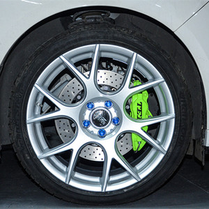 TEI-<span class=keywords><strong>Kit</strong></span> de freno grande con pinza de 4 pistones, freno delantero con Rotor de 355x28mm, pinza verde para rueda de 18 pulgadas <span class=keywords><strong>Focus</strong></span> <span class=keywords><strong>MK3</strong></span> 2010-2019 - Product Image 5