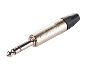 หัวเสียบไมโครโฟน Neutrik NP2X แบบโมโน NP3X แบบสเตอริโอ ชุบโรเดียม 24K หัวเสียบ 2 ขั้ว 6.35 มม./6.5 มม. แบบตรง หัวเสียบสองแกน สามแกน สำหรับเครื่องมือ - Product Image 1