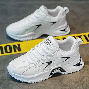 Zapatillas <span class=keywords><strong>Deportivas</strong></span> de Verano 2024 para <span class=keywords><strong>Hombre</strong></span>, Transpirables, de Malla, Casuales, Blancas, con Aumento de Altura y Características Suaves - Product Image 5