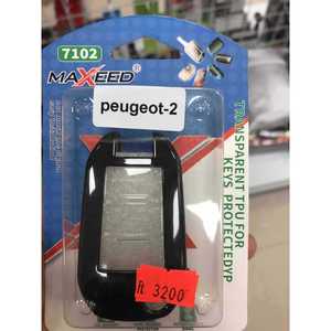 เคสกุญแจรถยนต์แบบใส TPU ป้องกันรอยขีดข่วน สีเดียว สำหรับกุญแจรถ 2 ดอก - Product Image 1