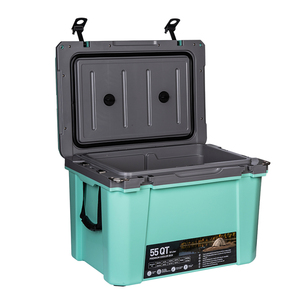 Kuer 55 QT Glacière Rigide en Plastique, Bar de Camp Isotherme pour Camping, Glacière à Injection Extérieure - Product Image 4