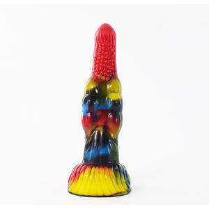 Imitado antiguo Dios bestia dragón gigante silicona goma consolador erótico Anal Plug para hombre masturbadores - Product Image 4