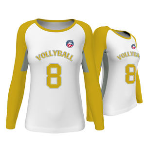 レディースコンペティショントレーニングバレーボールジャージースーツバレーボールウェア用ロングスリーブ - Product Image 2