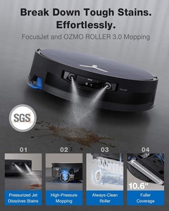 หุ่นยนต์ดูดฝุ่นถูพื้น Ecovacs X12 Pro พร้อมระบบฉีดละลายคราบฝังแน่น ระบบหลบหลีกสิ่งกีดขวางด้วย AI และระบบทำความสะอาดตัวเอง - Product Image 4