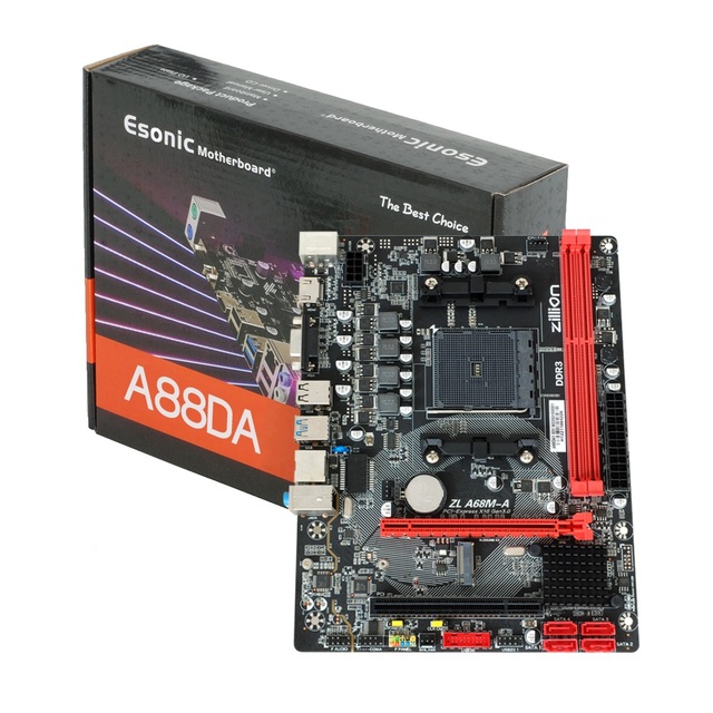 A88 AMD DDR3 M.2 FM2+ Motherboard Esonic Desktop Computer Motherboard Micro ATX Main Board for AMD A10/A8/A6/A4 Processors