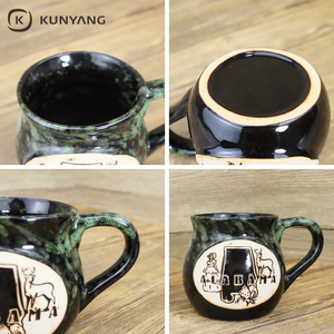 Nouveauté 2026 – Tasses à café en céramique personnalisées avec motif en relief, style nordique vintage, forme pot à lait - Product Image 6