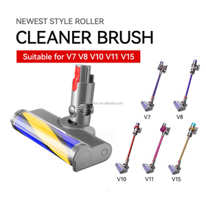 Cabezal de Limpieza con Rodillo Suave LED Verde para Aspiradoras <span class=keywords><strong>Dyson</strong></span> V7 V8 V10 V11 V15, Piezas de Repuesto Ideales para Pisos Duros y Lisos - Product Image 3