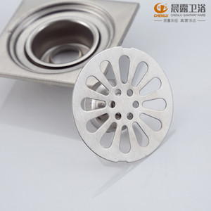 Drenaje de Piso Cuadrado de Acero Inoxidable Chenlu, Roscado de 3 Pulgadas, Fácil Instalación, Doble Propósito - Product Image 5