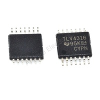 Circuits intégrés ANSOYO TLV4316IPWR TLV4316 14TSSOP, composants électroniques, amplificateur