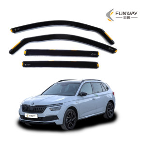 Personalizzare Auto Finestra Sole Rian Senta Deflettori del Vento per Porta Auto Visiere per Finestra per SKODA <span class=keywords><strong>Kamiq</strong></span> 5d 2019 - Product Image 1