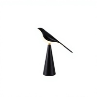 Lampe de table nordique MSBN, rechargeable, à intensité variable par toucher, lampe de bureau LED, lampe d'ambiance nocturne pour chambre à coucher, bureau