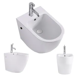 Nuova tendenza l'ultimo modello bidet seduto wc sospeso gratuito wc donna lavaggio wc in ceramica