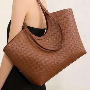 Bolso Tote con Nuevo Patrón Bordado, Sofisticado, Retro y Moderno, de Gran Capacidad para Viajes Diarios, Bolsos de Hombro para Mujer - Product Image 1