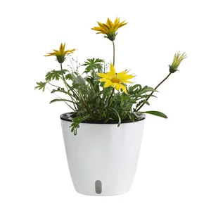 Vaso de planta plástico pp, vaso de planta absorvente de auto-absorção