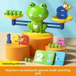 Jouet d'équilibre de grenouille en plastique pour l'éducation précoce des enfants jeu éducatif pour le développement de l'intelligence du bébé pensée logique - Product Image 3