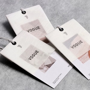 Etiqueta de papel para ropa con logotipo personalizado etiqueta ambiental de papel para ropa fabricante profesional etiqueta de papel para ropa con logotipo personalizado - Product Image 1