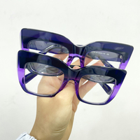 Monturas de Gafas de Acetato Gruesas y Extra Grandes al por Mayor, Monturas Ópticas de Alta Calidad para Hombre y Mujer, Gafas de Diseño Colorido, Nuevas Gafas