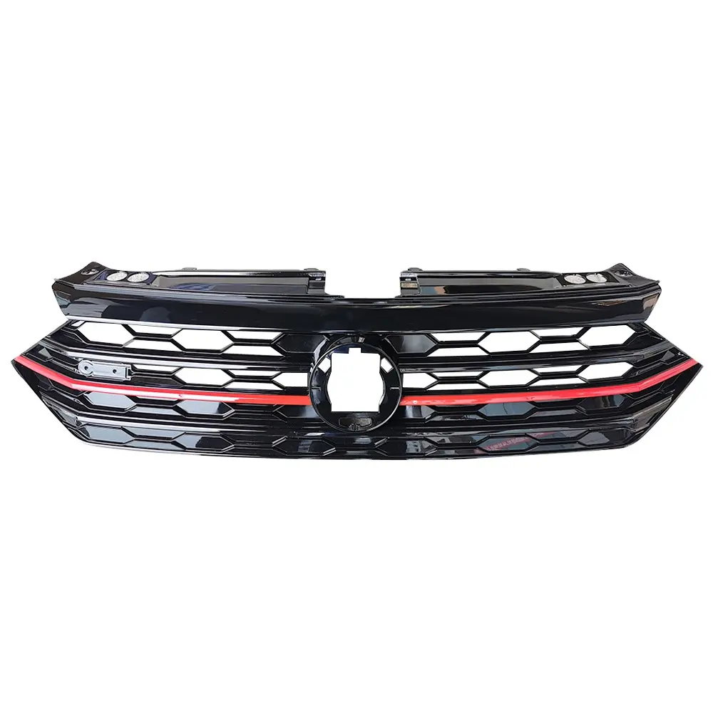 Auto Body Systems Car Front Grill ABS BLACK+RED Grille for JETTA GLI 2019