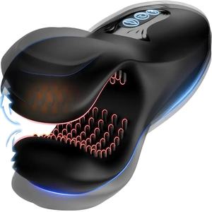 Masturbador Masculino Portátil con 10 Frecuencias de Vibración y Función de Sujeción para Adultos - Product Image 1