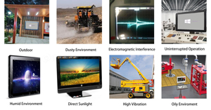 10.4 "15 inch <span class=keywords><strong>LCD</strong></span> pcap cảm ứng màn hình Màn hình mở khung ngoài trời nổi bật với giao diện USB điều kiện mới cho kiosk - Product Image 6