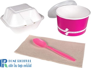 Juego de Cubiertos Desechables de Plástico para Camping y Suministros de Restaurante, Ecológicos, Biodegradables, Libres de BPA, Aptos para Alimentos, Juego de Picnic con Pajita - Product Image 4