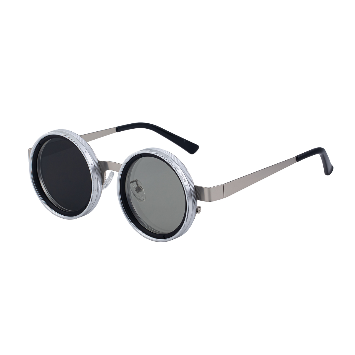 C3 Marco plateado gris