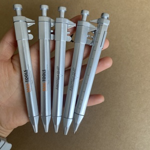 Tùy chỉnh đ<span class=keywords><strong>a</strong></span> chức năng công cụ đo lường nhự<span class=keywords><strong>a</strong></span> Vernier Caliper bút Cai Trị bút bút bi với logo quảng cáo - Product Image 3