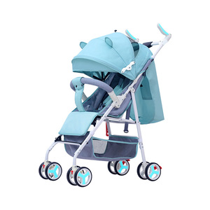 Cochecito de Bebé Plegable de Metal, Ligero, Universal para las Cuatro Estaciones, con Cuatro Ruedas, Capacidad de Carga de 15 kg, Asiento Reclinable, Venta al Por Mayor - Product Image 5