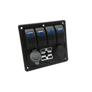 50A Anderson plug to take power, dual USB car charger 12V take power combination panel switch