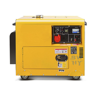 Générateur diesel silencieux 7KW avec ATS, 50/60Hz, grand réservoir, alimentation de secours domestique, 7.5KVA max, portable, certifié CE - Product Image 1