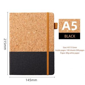 Personalized Small Notepad Eco-Friendly <b>A5</b> Journal Office Simple Wheat Straw Spliced Promotional Business Gift <b>Notebook</b> - Product Image 2