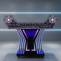 Écran LED 3D personnalisé en couleur pleine, cabine DJ cool, table de DJ, cabine DJ LED, comptoir de bar tendance pour bar, boîte de nuit