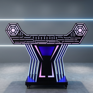 Customized 3D Full Color LED Display <b>DJ</b> Cool Booth <b>Dj</b> Table led <b>dj</b> booth Fashionable Bar Counter for Bar night club - Product Image 1