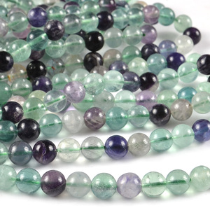 Natural Fluorite <strong>Beads</strong> Factory Wholesale Different Color Stone <strong>Beads</strong> - Product Image 3