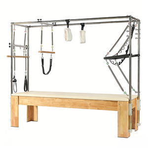Langlebiges Yoga-Pilates-Reformer-Gerät: Eichenholz-Kern-Reformer-Bett und Eichenholz-Pilates-Cadillac zur Körperformung - Product Image 6