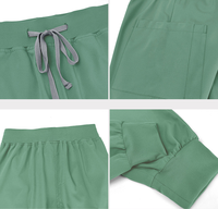 Tenue Médicale de Haute Qualité pour Médecins et Infirmières – Ensemble Uniforme de Travail Col en V – 94% Polyester 6% Spandex