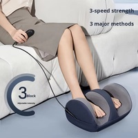 Masseur de pieds et de mollets YMT Z7 Shiatsu, chauffant, infrarouge, physiothérapie, vibrant, massage des tissus profonds, cuir PU confortable