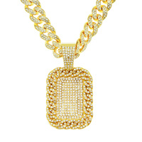 Bijoux de mode de haute qualité 2026 Collier pendentif long en cristal délicat en alliage fait à la main pour femmes
