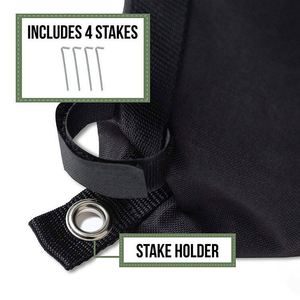BSCI Factory <b>Pop</b> <b>up</b> <b>Canopy</b> Heavy Weights Set Cement of 4 Weight Bags Includes 4 Stakes Waterproof Leg Weights for <b>Canopy</b> Shade - Product Image 3
