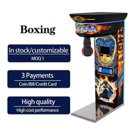 Machine de jeu d'arcade de boxe électronique à monnayeur pour jeux de rue, avec support anglais, durable et facile à utiliser