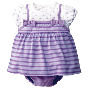 Ropa de Algodón Orgánico para Bebé Recién Nacida, Conjunto de Camiseta y Pantalones Cortos con Parches - Product Image 2