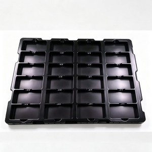 ถาดพลาสติกป้องกันไฟฟ้าสถิตย์ ESD แบบกำหนดโลโก้และขนาดได้ วัสดุ PET/PP/PVC/PS สำหรับชิ้นส่วนอิเล็กทรอนิกส์ - Product Image 3