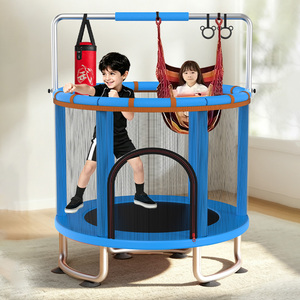 QIJUN Premium Children's Small Alloy Steel 1.2M Round Indoor/Outdoor <strong>Trampoline</strong> Protective <strong>Net</strong> <strong>for</strong> Boy Girl Professional Use - Product Image 3
