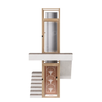 Ascenseur domestique à faible entretien, système de traction durable, longue durée de vie, pour usage résidentiel à long terme