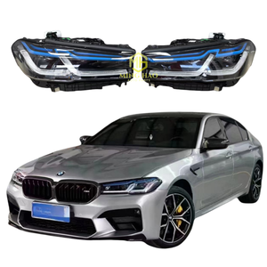Faros delanteros al por mayor de fábrica adecuados para <span class=keywords><strong>BMW</strong></span> Serie 5 G30 y G38. Con iluminación exterior de faro azul en forma de ceja. - Product Image 3