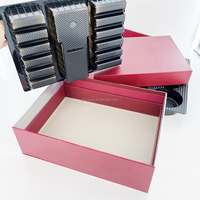 Boîtes d'emballage alimentaire pour petite entreprise boîte en papier magnétique en carton rigide pliable de luxe avec plateau en plastique boîte cadeau personnalisée