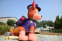 Canard jaune géant Publicité 3D gonflable pour les promotions extérieures Impression numérique en PVC durable en matériau Oxford 1 an
