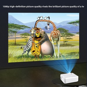 Nuovo Proiettore Parnassus E28 ad Alta Luminosità, Stereo HIFI, Ricaricabile, Tascabile, per Casa e Ufficio, HD 1080P, Proiezione Schermo Smartphone - Product Image 3